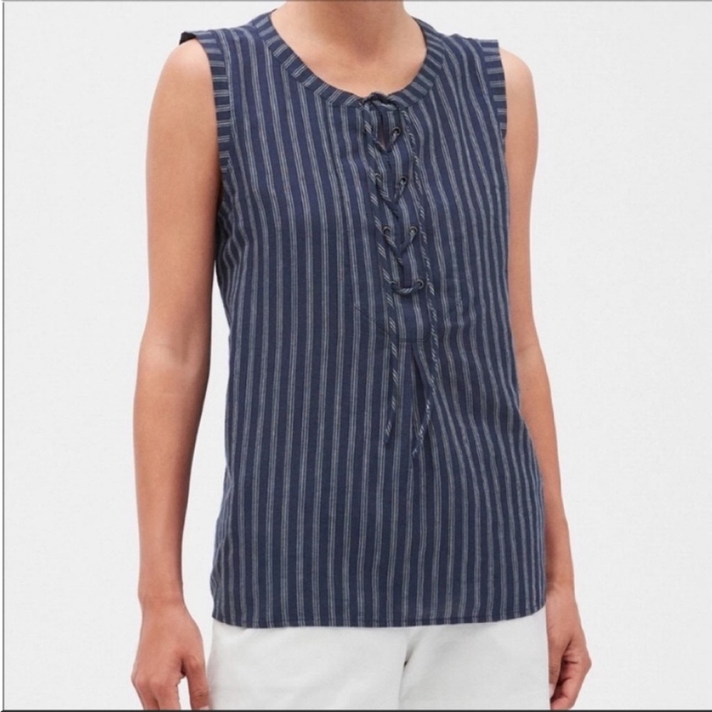 Banana Republic linen & cotton blend top